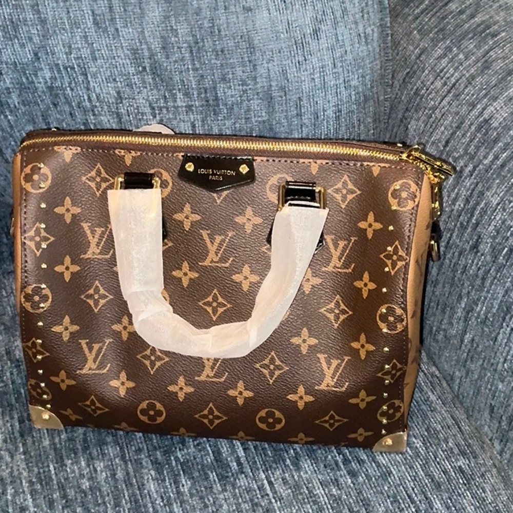 Brown Patterned Handbag - Picture 9 of 10